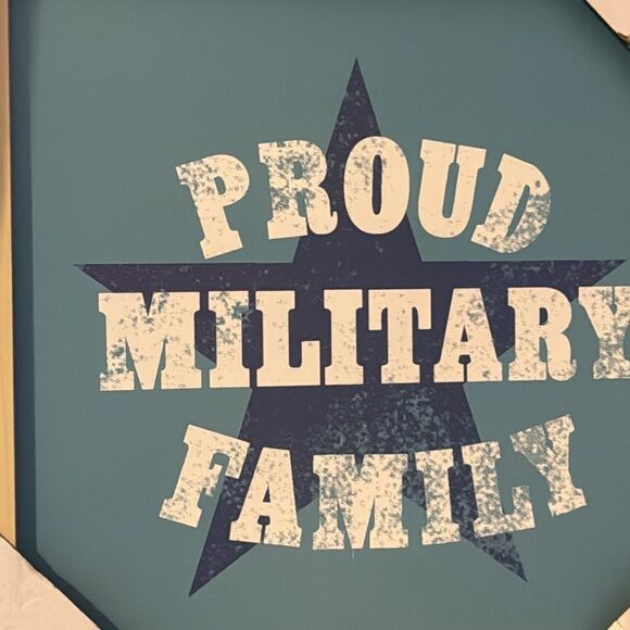 proud military family 12 x 12 " wall art - Picture 3 of 6